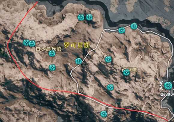《刺客信条：奥德赛》全奥利哈钢地图位置一览