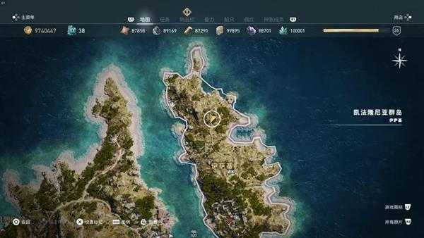 《刺客信条：奥德赛》全谜题陶片地图位置一览