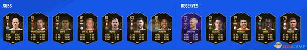 《FIFA 19》第九周周最佳黑卡球员阵容一览