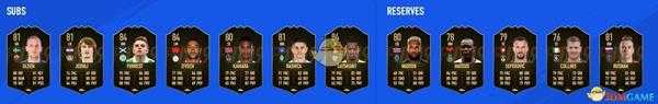 《FIFA 19》第十周周最佳黑卡球员阵容一览