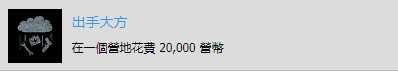 《往日不再》“出手大方”成就达成攻略