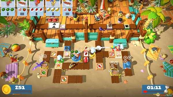 《胡闹厨房2》Campfire Cook Off隐藏关解锁方法分享