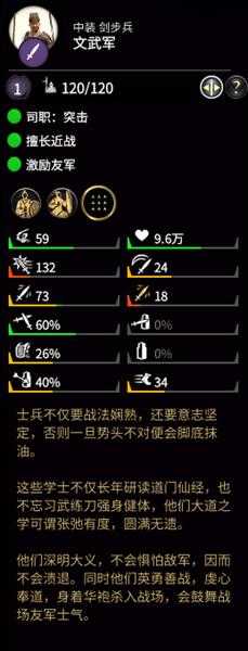 《全面战争：三国》文武军属性分析