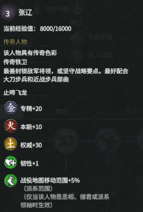 《全面战争：三国》张辽强度分析