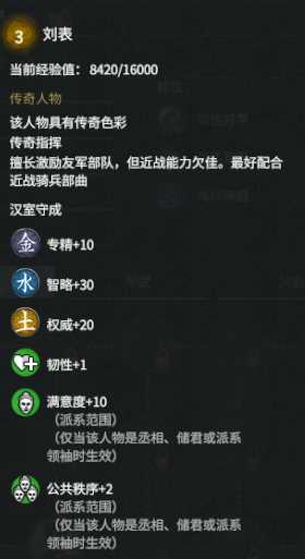 《全面战争：三国》刘表强度分析