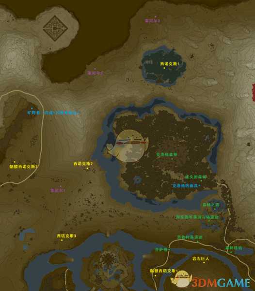 《塞尔达传说：旷野之息》森林之塔全收集指南