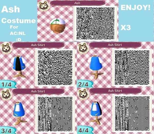 《集合啦！动物森友会》宝可梦衣服二维码