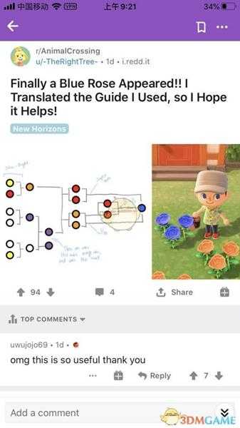 《集合啦！动物森友会》蓝玫瑰种植心得分享