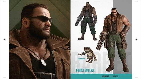 《最终幻想7：重制版》数字豪华设定集分享