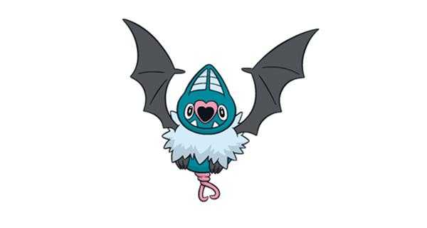 《宝可梦：剑/盾》铠之孤岛心蝙蝠图鉴