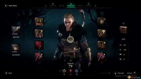 《刺客信条：英灵殿》装备系统界面介绍