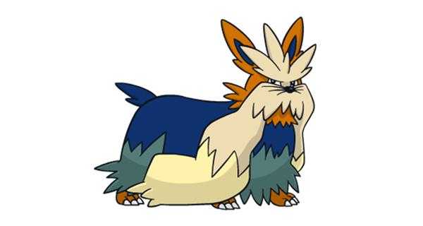 《宝可梦：剑/盾》铠之孤岛长毛狗图鉴