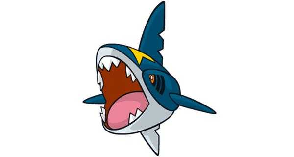 《宝可梦：剑/盾》铠之孤岛巨牙鲨图鉴