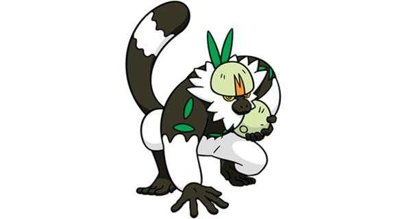 《宝可梦：剑/盾》铠之孤岛投掷猴图鉴