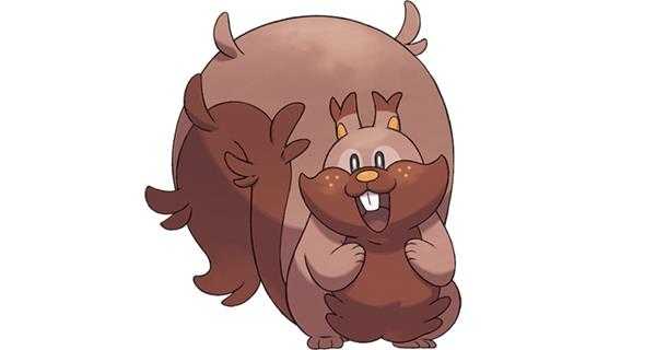 《宝可梦：剑/盾》铠之孤岛藏饱栗鼠图鉴