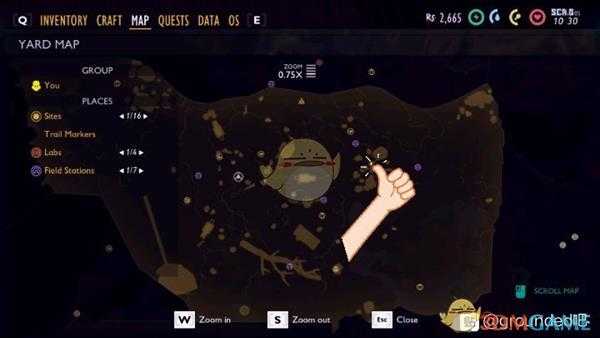 《Grounded》铲钩位置介绍