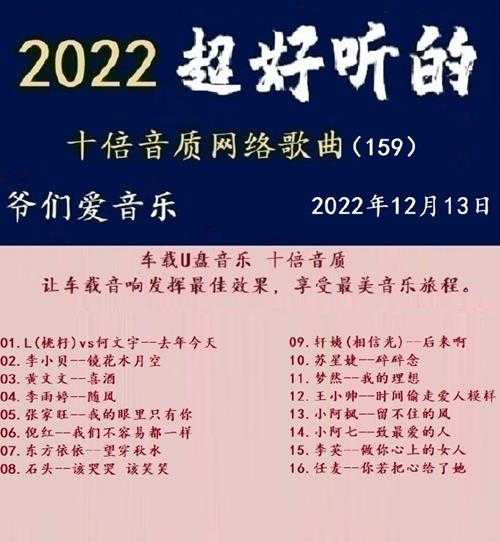 群星《2022超好听的十倍音质网络歌曲(159)》WAV分轨
