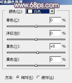 Photoshop为草地美女图片打造唯美的秋季暖色