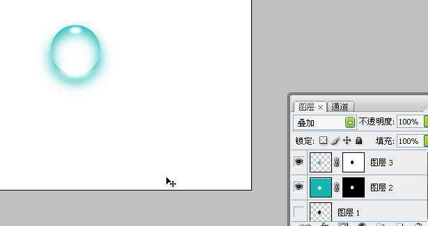 PS绘制彩色晕染的玻璃透明球