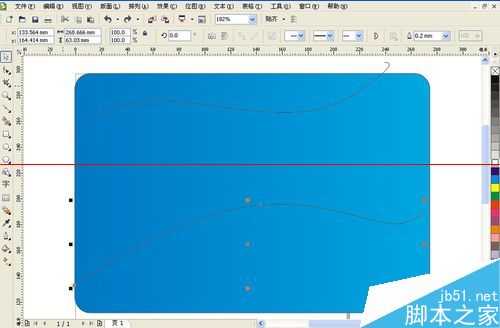 cdr怎么制作科技型网状线条?