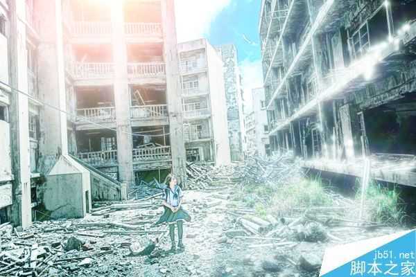 PS把照片制作成诗意漂亮的水彩画效果