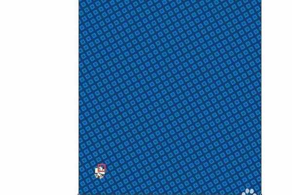 cdr怎么制作宝蓝色的格子背景图?