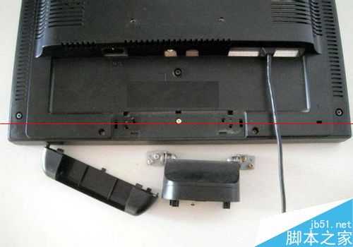 电脑显示器底座怎么拆除?